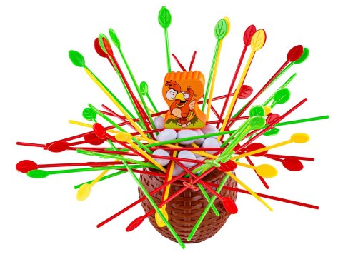 Zręcznościowa Gra Typu Bierki KIKI'S NEST Zbuduj Gniazdo Kurczaka Zręcznościowa Gra Typu Bierki KIKI'S NEST Zbuduj Gniazdo Kurczaka