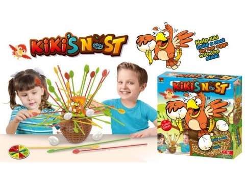 Zręcznościowa Gra Typu Bierki KIKI'S NEST Zbuduj Gniazdo Kurczaka Zręcznościowa Gra Typu Bierki KIKI'S NEST Zbuduj Gniazdo Kurczaka