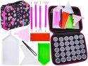 Akcesoria Haft Diamentowy, KOLOROWE ETUI + 30 Pojemników + Akcesoria Zestaw Do Diamond Painting Akcesoria Haft Diamentowy, KOLOROWE ETUI + 30 Pojemników + Akcesoria Zestaw Do Diamond Painting