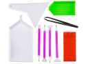 Akcesoria Haft Diamentowy, KOLOROWE ETUI + 30 Pojemników + Akcesoria Zestaw Do Diamond Painting Akcesoria Haft Diamentowy, KOLOROWE ETUI + 30 Pojemników + Akcesoria Zestaw Do Diamond Painting