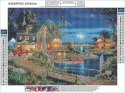 Haft Diamentowy, Obraz, Mozaika Diamentowa Diamond Painting, GOSPODARSTWO NOCĄ 40x30cm Haft Diamentowy, Obraz, Mozaika Diamentowa Diamond Painting, GOSPODARSTWO NOCĄ 40x30cm