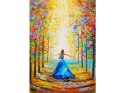 OBRAZ MALOWANIE PO NUMERACH RAMA 40x50cm KWIECISTA ALEJA OBRAZ MALOWANIE PO NUMERACH RAMA 40x50cm KWIECISTA ALEJA
