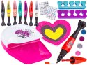 Zestaw do stylizacji paznokci, Manicure, Lakiery, Suszarka + Akcesoria Zestaw do stylizacji paznokci, Manicure, Lakiery, Suszarka + Akcesoria