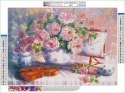 Haft Diamentowy, Obraz, Mozaika Diamentowa Diamond Painting, BUKIET KWIATÓW, SKRZYPCE 40x30cm Haft Diamentowy, Obraz, Mozaika Diamentowa Diamond Painting, BUKIET KWIATÓW, SKRZYPCE 40x30cm