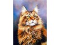 Haft Diamentowy, Obraz, Mozaika Diamentowa Diamond Painting, RUDY MAINE COON 30x40cm Haft Diamentowy, Obraz, Mozaika Diamentowa Diamond Painting, RUDY MAINE COON 30x40cm