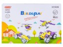 Klocki Elastyczne, Konstrukcyjne 100 El. Auto, Wyścigówka, Quad, Helikopter, Samolot Do Rozkręcania I Skręcania 4w1 Klocki Elastyczne, Konstrukcyjne 100 El. Auto, Wyścigówka, Quad, Helikopter, Samolot Do Rozkręcania I Skręcania 4w1