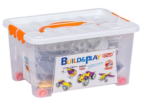 Klocki Elastyczne, Konstrukcyjne 100 El. Formuła 1, Quad, Helikopter, Samolot Do Rozkręcania I Skręcania 4w1 Klocki Elastyczne, Konstrukcyjne 100 El. Formuła 1, Quad, Helikopter, Samolot Do Rozkręcania I Skręcania 4w1
