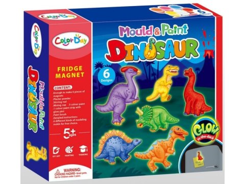 Kreatywny Zestaw Stwórz Magnes, Odlew DIY DINOZAURY GLOW Zrób To Sam Kreatywny Zestaw Stwórz Magnes, Odlew DIY DINOZAURY GLOW Zrób To Sam