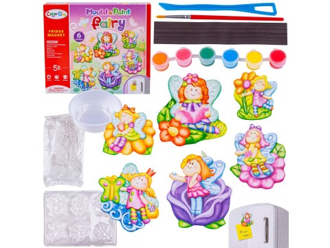 Kreatywny Zestaw Stwórz Magnes, Odlew DIY WRÓŻKI, GLITTER FAIRY Zrób To Sam Kreatywny Zestaw Stwórz Magnes, Odlew DIY WRÓŻKI, GLITTER FAIRY Zrób To Sam