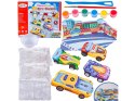 Kreatywny Zestaw Stwórz Odlew DIY MIEJSKIE WYŚCIGÓWKI, AUTA 3D, CITY RACERS 4 Sztuki Zrób To Sam Kreatywny Zestaw Stwórz Odlew DIY MIEJSKIE WYŚCIGÓWKI, AUTA 3D, CITY RACERS 4 Sztuki Zrób To Sam