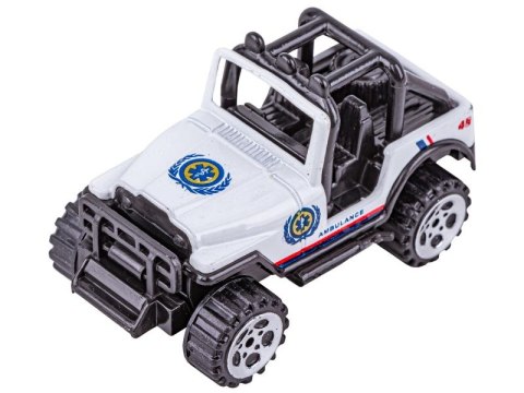 Metalowe Pojazdy Uprzywilejowane, Auta, Resoraki 6 Sztuk Zestaw 1:64 POGOTOWIE, AMBULANS Metalowe Pojazdy Uprzywilejowane, Auta, Resoraki 6 Sztuk Zestaw 1:64 POGOTOWIE, AMBULANS
