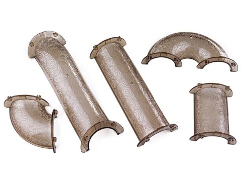 Świecące Klocki Magnetyczne, Tor Kulkowy Dla Kulek 120 Elementów Kulodrom Świecące Klocki Magnetyczne, Tor Kulkowy Dla Kulek 120 Elementów Kulodrom