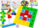 Klocki, Układanka + Karty Gra Logiczna, Nauka Liczenia I Matematyki, Klocki, Układanka + Karty Gra Logiczna, Nauka Liczenia I Matematyki,