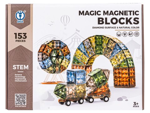 Konstrukcyjne Klocki Magnetyczne 153 Elementy Konstrukcyjne Klocki Magnetyczne 153 Elementy