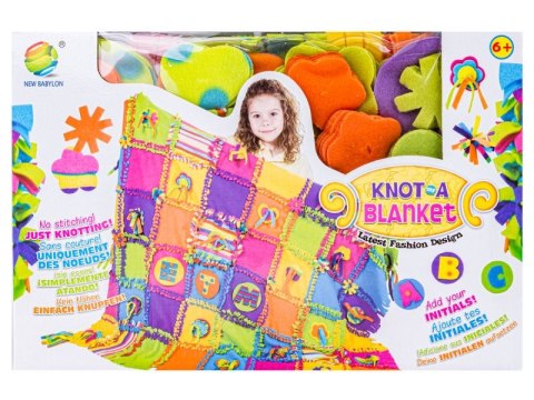 Kreatywny Zestaw, Wyszywanka, Pluszowy KOCYK Do Szycia DIY PATCHWORKOWA NARZUTKA KOC + LITERKI, OZDOBY Kreatywny Zestaw, Wyszywanka, Pluszowy KOCYK Do Szycia DIY PATCHWORKOWA NARZUTKA KOC + LITERKI, OZDOBY