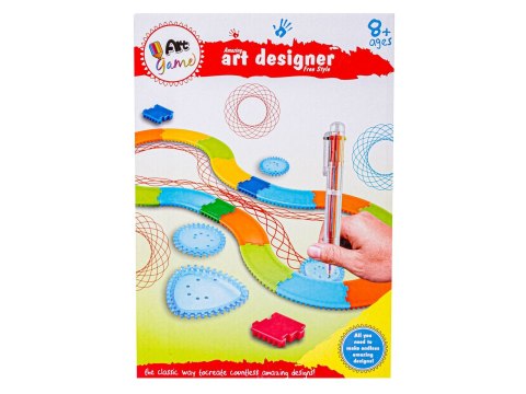 SPIROGRAF, Zestaw Do Rysowania Z Torem Do Ułożenia, Szablony, Długopis SPIROGRAF, Zestaw Do Rysowania Z Torem Do Ułożenia, Szablony, Długopis