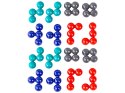 Łamigłówka Gra logiczna Karty Smart game 80 zadań dla dzieci IQ 3D Łamigłówka Gra logiczna Karty Smart game 80 zadań dla dzieci IQ 3D