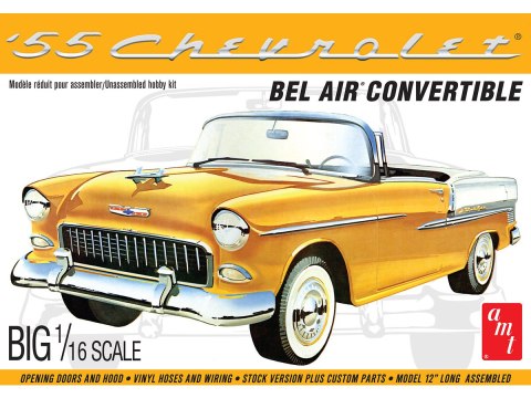 Model Plastikowy - Samochód 1955 Chevy Bel Air Convertible Model Plastikowy - Samochód 1955 Chevy Bel Air Convertible