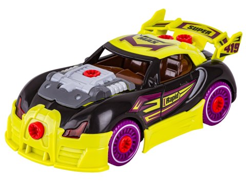 Sportowy Samochód do rozkręcania i skręcania 2w1 TUNING + Wkrętarka Sportowy Samochód do rozkręcania i skręcania 2w1 TUNING + Wkrętarka