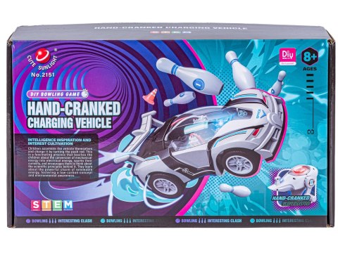 DIY Zbuduj To Sam Samochód Auto Dynamo Pilot + Kręgle Zabawka edukacyjna dla dzieci DIY Zbuduj To Sam Samochód Auto Dynamo Pilot + Kręgle Zabawka edukacyjna dla dzieci