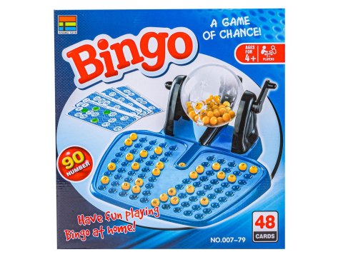 Gra Rodzinna, Towarzyska BINGO Loteria, Maszyna Losująca + Karty Gra Rodzinna, Towarzyska BINGO Loteria, Maszyna Losująca + Karty