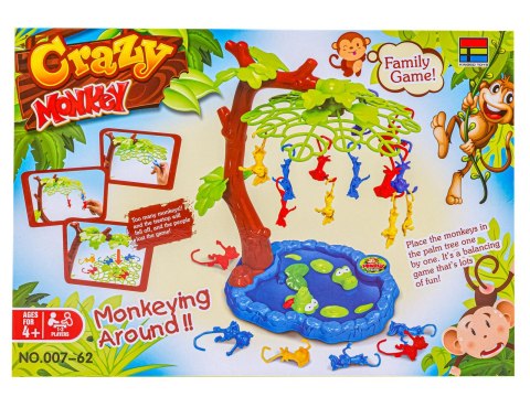 Gra zręcznościowa Crazy Monkey SPADAJĄCE MAŁPKI Skaczące Małpy, Drzewko Gra zręcznościowa Crazy Monkey SPADAJĄCE MAŁPKI Skaczące Małpy, Drzewko