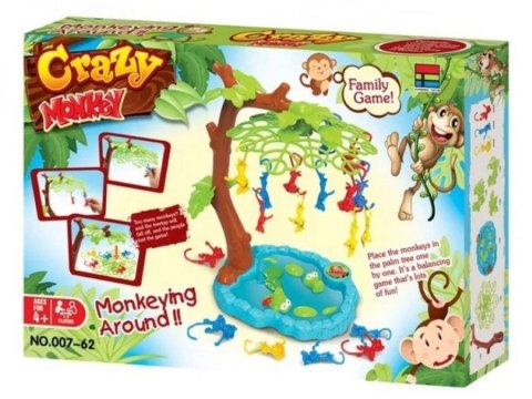 Gra zręcznościowa Crazy Monkey SPADAJĄCE MAŁPKI Skaczące Małpy, Drzewko Gra zręcznościowa Crazy Monkey SPADAJĄCE MAŁPKI Skaczące Małpy, Drzewko