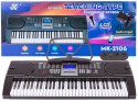 Keyboard Organy 61 Klawiszy Zasilacz Mikrofon MK-2106 Przecena 6 Keyboard Organy 61 Klawiszy Zasilacz Mikrofon MK-2106 Przecena 6