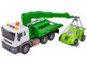 Multifunkcyjna Ciężarówka, Laweta, Dźwig, Transporter + Samochód 1:16 Multifunkcyjna Ciężarówka, Laweta, Dźwig, Transporter + Samochód 1:16