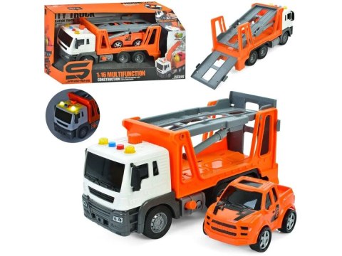 Multifunkcyjna Ciężarówka, Laweta, Transporter + Samochód Pomoc Drogowa 1:16 Auto Przecena 1 Multifunkcyjna Ciężarówka, Laweta, Transporter + Samochód Pomoc Drogowa 1:16 Auto Przecena 1