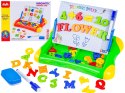 Wielofunkcyjna tablica magnetyczna 2w1, Pisak, Magnesy - literki, cyferki Wielofunkcyjna tablica magnetyczna 2w1, Pisak, Magnesy - literki, cyferki