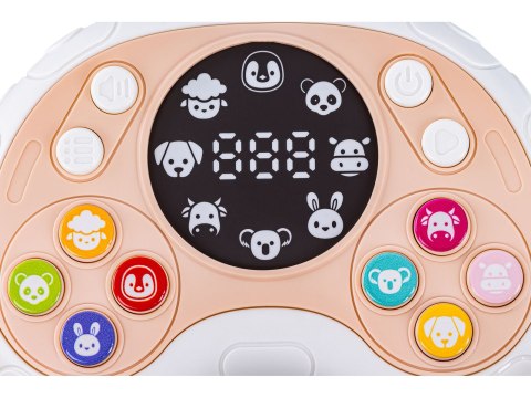Zabawka Na Pamięć KONTROLER BEŻOWY Gamepad Edukacyjna gra dla dzieci Pad Konsola Zabawka Na Pamięć KONTROLER BEŻOWY Gamepad Edukacyjna gra dla dzieci Pad Konsola