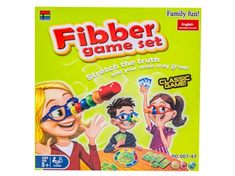 Zabawna gra rodzinna KŁAMCA Kłamczuch, Karty, Pinokio, Okulary I Nos Zabawna gra rodzinna KŁAMCA Kłamczuch, Karty, Pinokio, Okulary I Nos