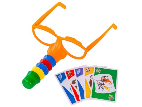 Zabawna gra rodzinna KŁAMCA Kłamczuch, Karty, Pinokio, Okulary I Nos Zabawna gra rodzinna KŁAMCA Kłamczuch, Karty, Pinokio, Okulary I Nos