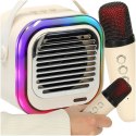 Głośnik do karaoke USB Bluetooth kremowy Głośnik do karaoke USB Bluetooth kremowy