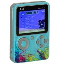 Konsola przenośna do gier mini retro niebieska Konsola przenośna do gier mini retro niebieska