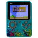 Konsola przenośna do gier mini retro niebieska Konsola przenośna do gier mini retro niebieska