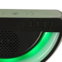 Lampka LED Gamingowa RGB głośnik ładowarka indukcyjna czarna Lampka LED Gamingowa RGB głośnik ładowarka indukcyjna czarna