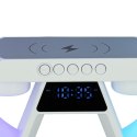 Lampka LED Gamingowa RGB głośnik ładowarka indukcyjna radio budzik zegar Lampka LED Gamingowa RGB głośnik ładowarka indukcyjna radio budzik zegar