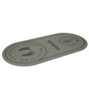 Mata fitness do ćwiczeń jogi skakania na skakance wygłuszająca antypoślizgowa 125x61,5x0,6 cm szara Mata fitness do ćwiczeń jogi skakania na skakance wygłuszająca antypoślizgowa 125x61,5x0,6 cm szara