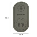 Mata fitness do ćwiczeń jogi skakania na skakance wygłuszająca antypoślizgowa 125x61,5x0,6 cm szara Mata fitness do ćwiczeń jogi skakania na skakance wygłuszająca antypoślizgowa 125x61,5x0,6 cm szara