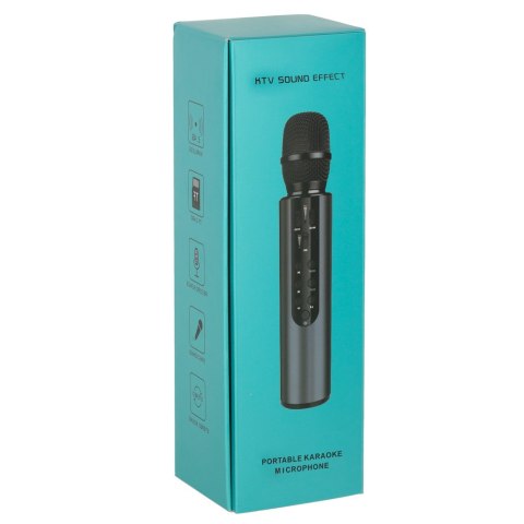 Mikrofon bezprzewodowy karaoke dla dzieci głośnik Bluetooth 2000mAh karta SD USB wysoka jakość czarny Mikrofon bezprzewodowy karaoke dla dzieci głośnik Bluetooth 2000mAh karta SD USB wysoka jakość czarny