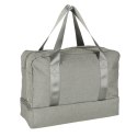 Torba podróżna bagaż podręczny do samolotu podróżna turystyczna pojemna uchwyt kieszenie 39x18x30 szara Torba podróżna bagaż podręczny do samolotu podróżna turystyczna pojemna uchwyt kieszenie 39x18x30 szara