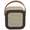 Zestaw do karaoke 2 mikrofony + głośnik przenośny BLUETOOTH USB LED beżowy Zestaw do karaoke 2 mikrofony + głośnik przenośny BLUETOOTH USB LED beżowy