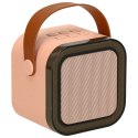 Zestaw do karaoke 2 mikrofony + głośnik przenośny BLUETOOTH USB LED różowy Zestaw do karaoke 2 mikrofony + głośnik przenośny BLUETOOTH USB LED różowy