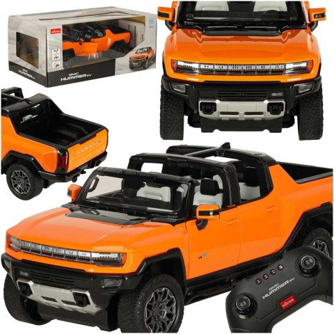 Samochód zdalnie sterowany Rastar 93000 Hummer EV 1:16 pomarańczowy Samochód zdalnie sterowany Rastar 93000 Hummer EV 1:16 pomarańczowy