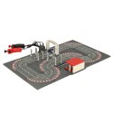 Tor wyścigowy samochodowy elektryczny policyjny 2 auta autka kontrolery zakręty klocki konstrukcyjne GD-02 Tor wyścigowy samochodowy elektryczny policyjny 2 auta autka kontrolery zakręty klocki konstrukcyjne GD-02