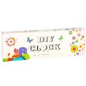 Zegar ścienny naklejany DIY regulowany 100-120 cm czarny złoty 12 cyfr Zegar ścienny naklejany DIY regulowany 100-120 cm czarny złoty 12 cyfr