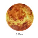 Zegar ścienny planeta mars z wyświetlaczem LED 32 cm pomarańczowy Zegar ścienny planeta mars z wyświetlaczem LED 32 cm pomarańczowy