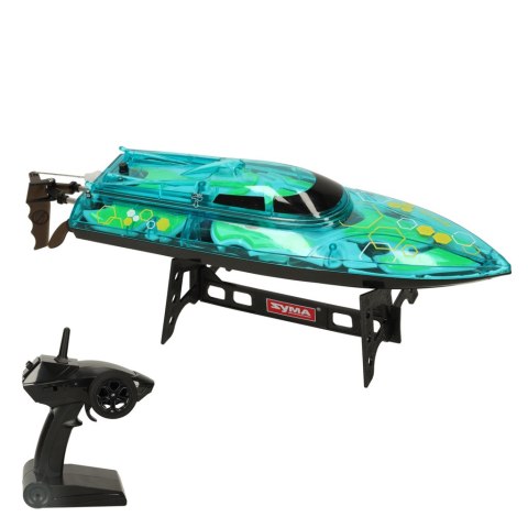 Motorówka zdalnie sterowana RC REVOLT Q7 Illuminator Szybka Łódź 20km/h Zasięg 150m 2.4GHz Silnik Chłodzony Wodą LED Auto-Reset Motorówka zdalnie sterowana RC REVOLT Q7 Illuminator Szybka Łódź 20km/h Zasięg 150m 2.4GHz Silnik Chłodzony Wodą LED Auto-Reset